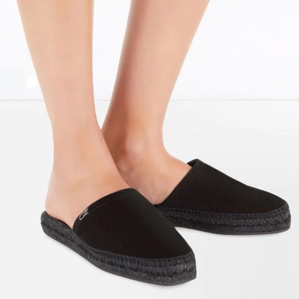 Giuseppe Zanotti Suede Espadrille Slides - Picture 6 of 8